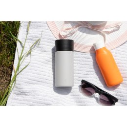 Kubek termiczny, jednoręczny, stalowy, 0,3 l, szary