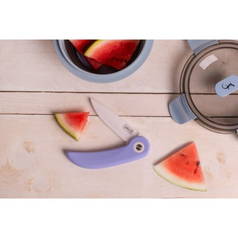 Składany nóż piknikowy ceramiczny LURCH 7,5 cm lawendowy