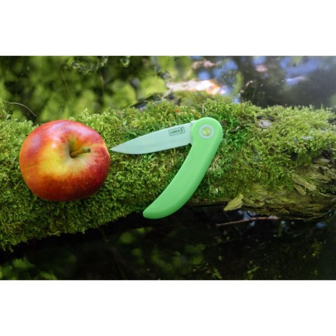Składany nóż piknikowy ceramiczny LURCH 7,5 cm pistacjowy