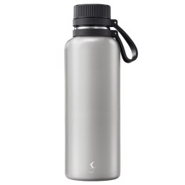Butelka termiczna, stalowa, 1,0 l, szara