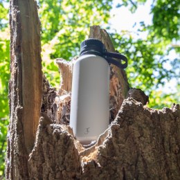 Butelka termiczna, stalowa, 1,0 l, szara