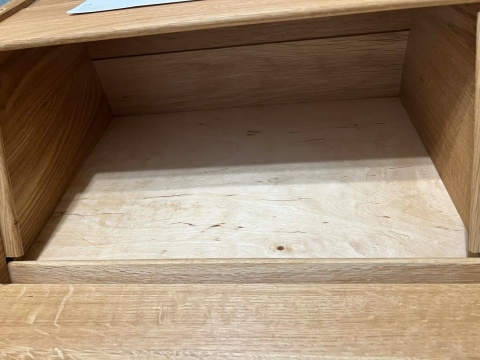 Chlebak ZASSENHAUS drewno dębowe 40 x 30 x 18 cm