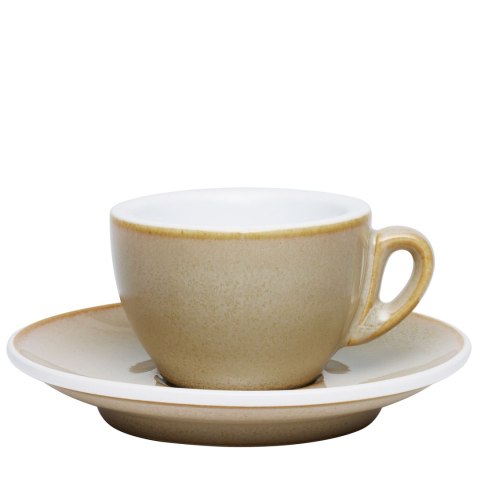 Filiżanka do espresso, ze spodkiem, 0,05 l, beżowa