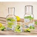 Karafka ze szklanką, szkło borokrzemowe, 0,75 l + 0,2 l, śred. 9,5 x 19,5 cm, przezroczysta