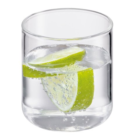 Karafka ze szklanką, szkło borokrzemowe, 0,75 l + 0,2 l, śred. 9,5 x 19,5 cm, przezroczysta