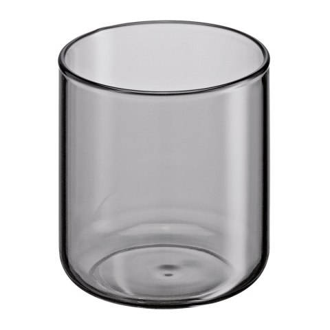 Karafka ze szklanką, szkło borokrzemowe, 0,75 l + 0,2 l, śred. 9,5 x 19,5 cm, szara