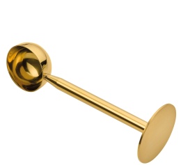 Miarka do kawy z tamperem 5 G kolor złoty CILIO