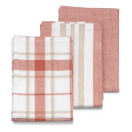 Ściereczki do naczyń, 65x45 cm, terakota, 3 szt.