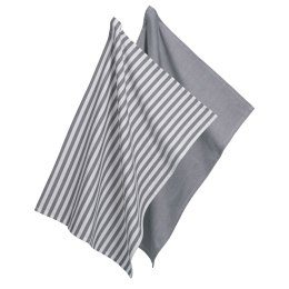 Ściereczki kuchenne, bawełna/bambus, 50 x 70 cm, szare