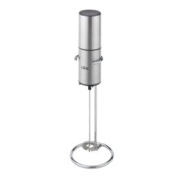 Spieniacz do mleka na stojaku, stal nierdzewna, 21 cm