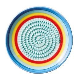 Tarka do imbiru, porcelana, śred. 12 cm, tęczowa
