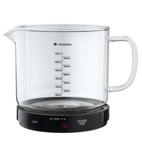 Waga kuchenna z miarką, do 5 kg, 1,5 l