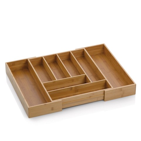 Bambusowy wkład na sztućce rozsuwany 35-58 x 43 x 6,5 cm KELA