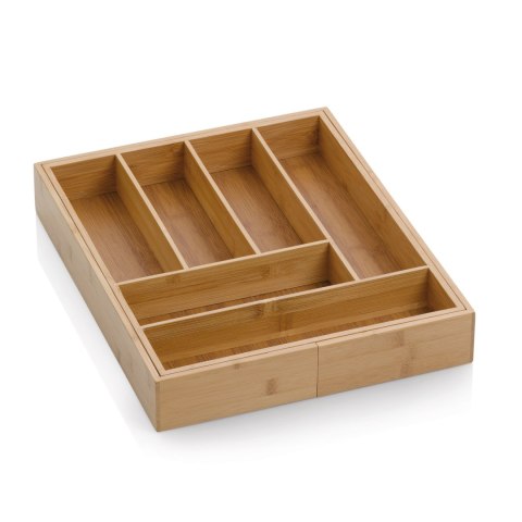 Bambusowy wkład na sztućce rozsuwany 35-58 x 43 x 6,5 cm KELA