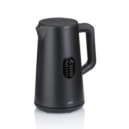 Czajnik elektryczny z regulacją temperatury, 1,5 l, śred. 15,5 x 27,5 cm, czarny