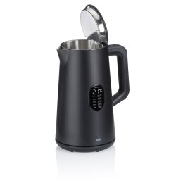 Czajnik elektryczny z regulacją temperatury, 1,5 l, śred. 15,5 x 27,5 cm, czarny