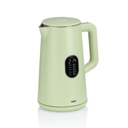 Czajnik elektryczny z regulacją temperatury, 1,5 l, śred. 15,5 x 27,5 cm, jasnozielony
