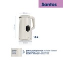 Czajnik elektryczny z regulacją temperatury 1,5 L śred. 15,5 x 27,5 cm kremowy KELA