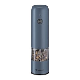Elektryczny młynek do pieprzu ładowany przez USB śred. 4 x 14 cm niebieski ZASSENHAUS
