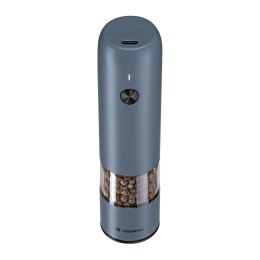 Elektryczny młynek do pieprzu ładowany przez USB śred. 4 x 14 cm niebieski ZASSENHAUS