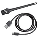 Elektryczny młynek do pieprzu ładowany przez USB śred. 4 x 14 cm niebieski ZASSENHAUS