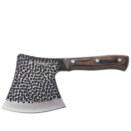 Nóż szefa kuchni w pokrowcu, 12 cm, stal/drewno pakka